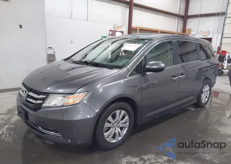 2015 Honda Odyssey Ex-L из США, поврежденный, VIN 5FNRL5H6XFB057840
